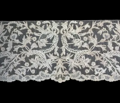 Borders by Italy, Burano, Burano School of Lace, 1875/1900 (based on French lace of 1760s)