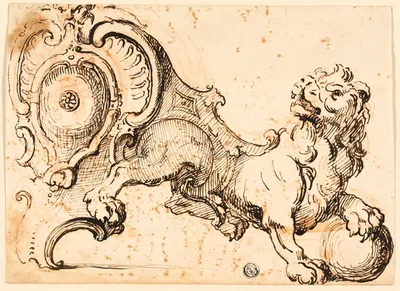 Design for an Andiron by Unknown, 18th century