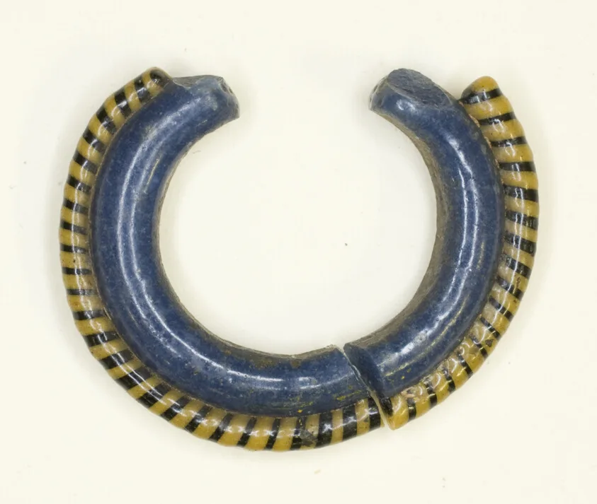 Earring by Ancient Egyptian, New Kingdom, mid- to late Dynasty 18, about 1400–1295 BCE