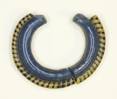 Earring by Ancient Egyptian, New Kingdom, mid- to late Dynasty 18, about 1400–1295 BCE