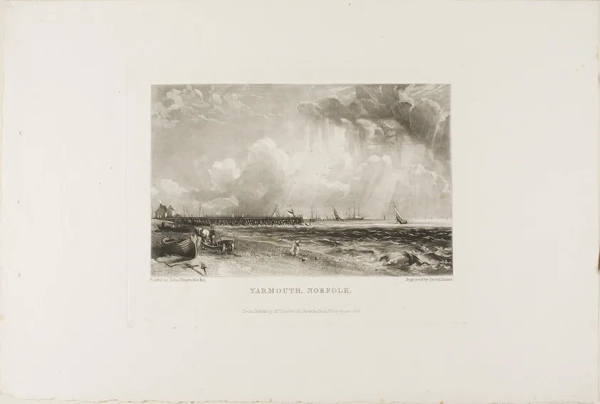 Yarmouth, Norfolk by David Lucas, 1832