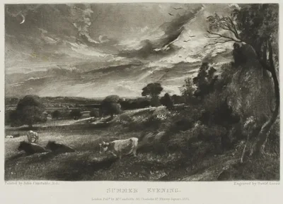 Summer Evening by David Lucas, 1831