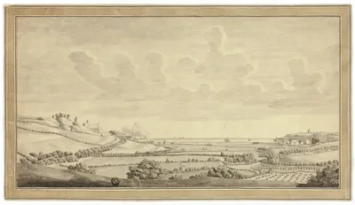 View of Farm Land Near the Sea by M. Venner, c. 1770
