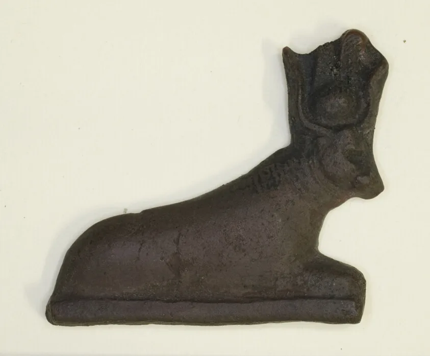 Amulet of a Reclining Cow by Ancient Egyptian, Third Intermediate Period, Dynasty 21–25 (1070–656 BCE)