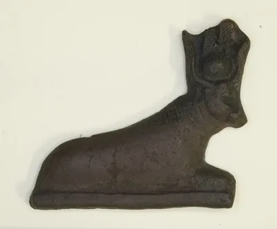 Amulet of a Reclining Cow by Ancient Egyptian, Third Intermediate Period, Dynasty 21–25 (1070–656 BCE)