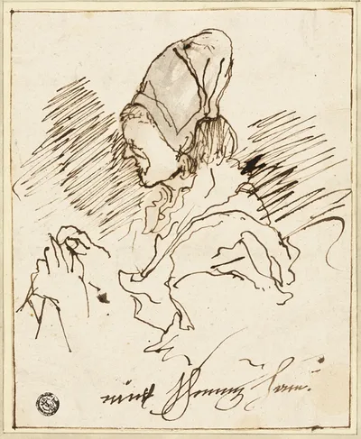 Seamstress by Claude Jean Baptiste Hoin, n.d.