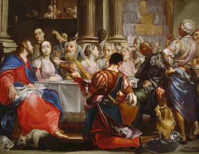 The Wedding at Cana by Giuseppe Maria Crespi, c. 1686