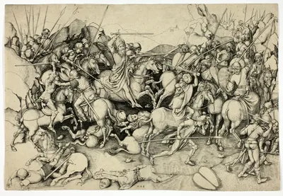 The Battle of St. James The Greater at Clavijo by School of Martin Schongauer, n.d.