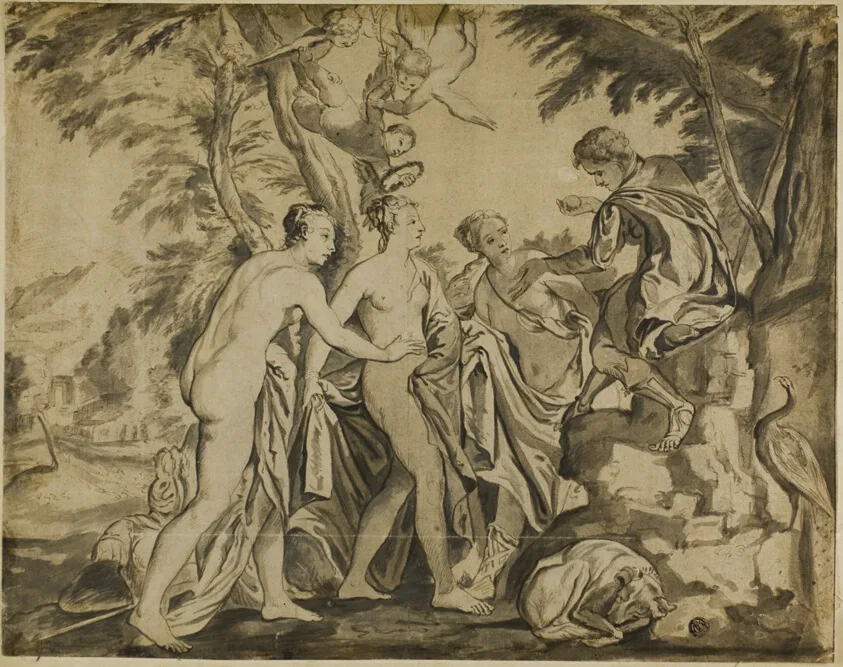 Judgement of Paris by Workshop of Paolo Veronese, 17th century