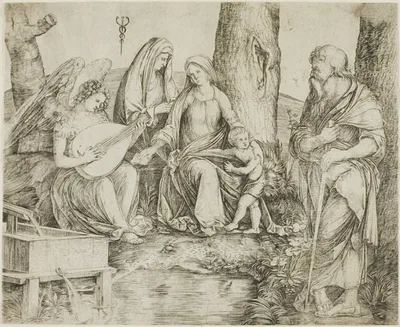 The Holy Family by Jacopo de' Barbari, 1509/15