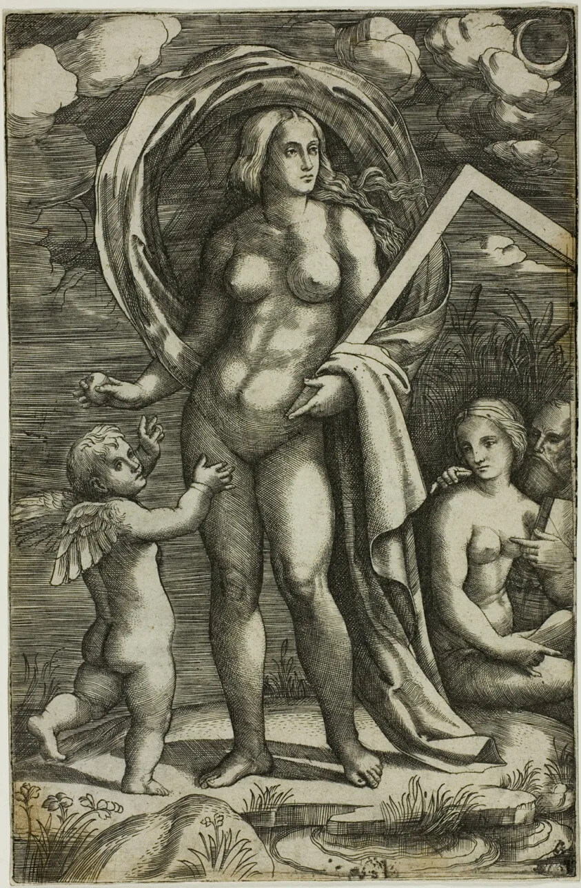 Venus and Cupid by Jacopo Francia, n.d.