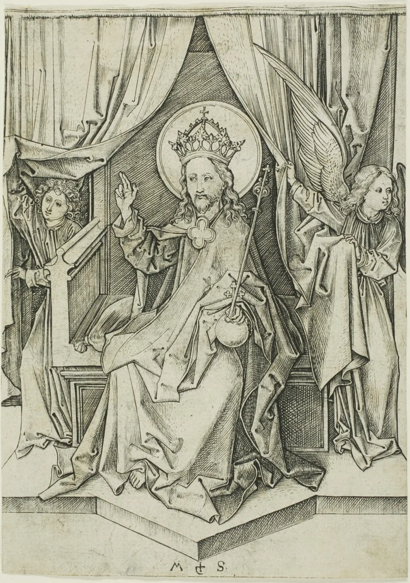 Christ Enthroned by Martin Schongauer, n.d.