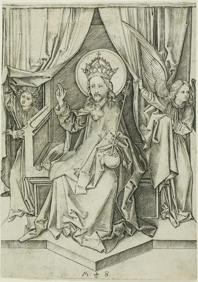 Christ Enthroned by Martin Schongauer, n.d.