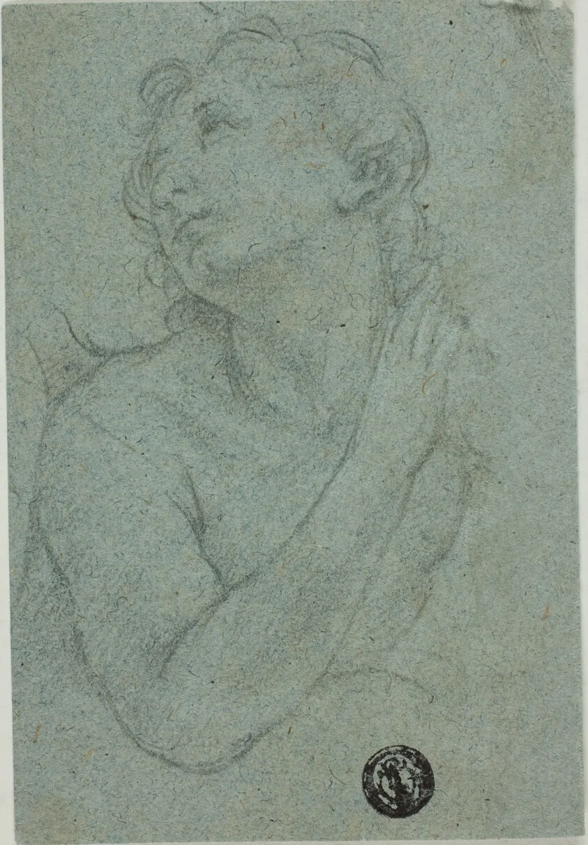 Half-Length Praying Figure by Style of Carlo Cignani, n.d.