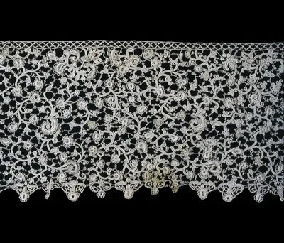 Flounce by Italy, Venice, 1675/1700