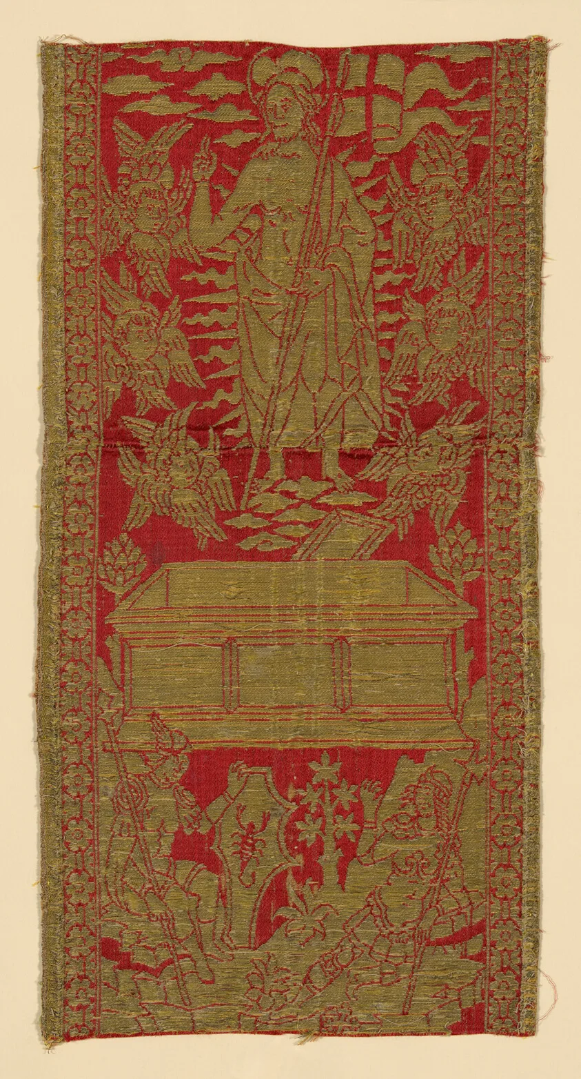 Fragment (From an Orphrey Band) by Italy, 15th century