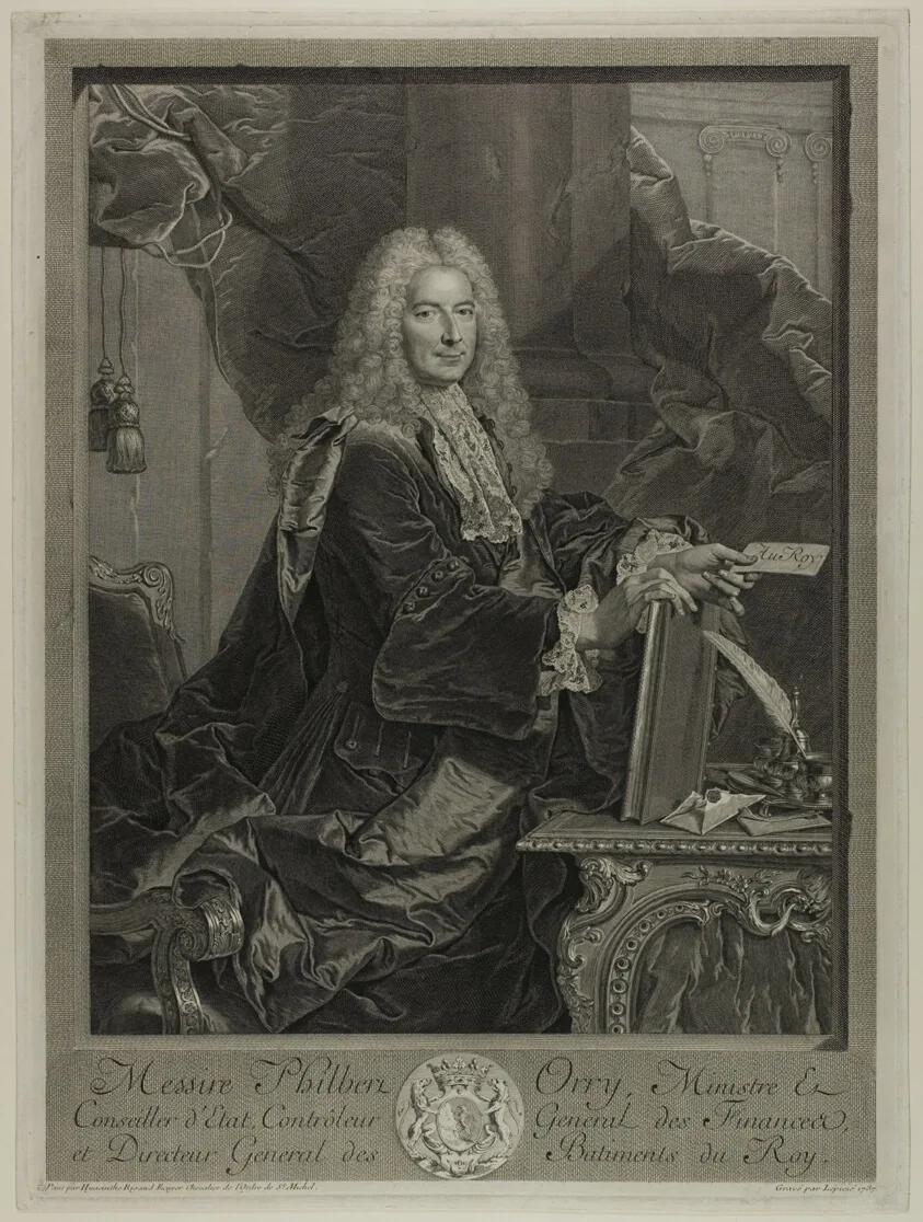 Portrait of Philibert Orrey by François Bernard Lépicié, 1737