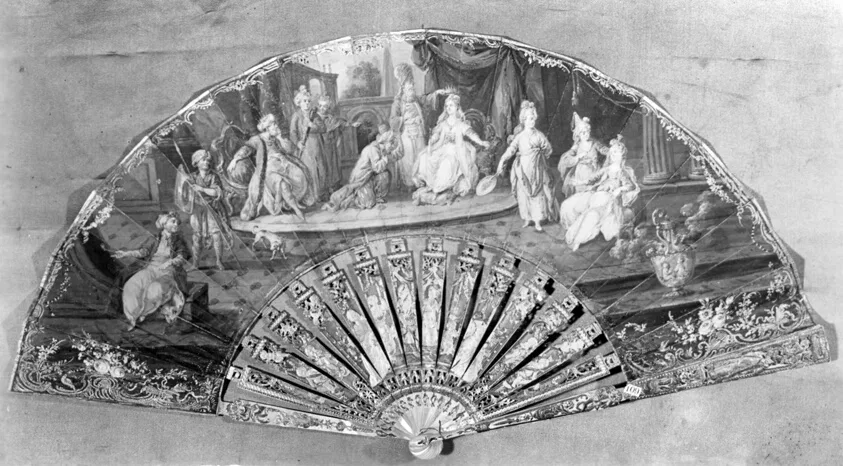 Fan by France, 18th century, Louis XV period, 1774–1793)