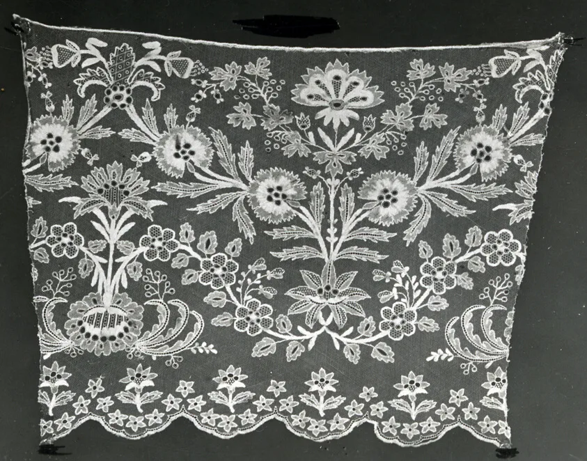 Two Portions from a Flounce by Southern Europe, 1850/1900