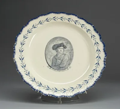 Plate by English for the American market, c. 1790