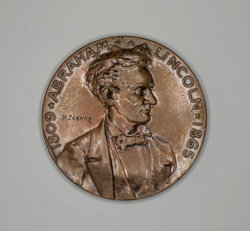 Three Medals Depicting Lincoln by Artist unknown, 1865–94