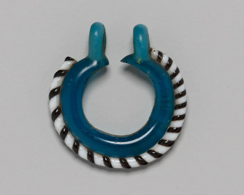 Earring by Ancient Egyptian, New Kingdom, mid- to late Dynasty 18, about 1400–1295 BCE