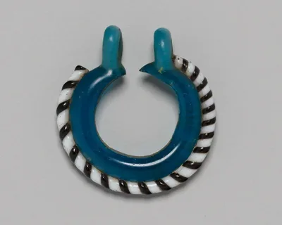 Earring by Ancient Egyptian, New Kingdom, mid- to late Dynasty 18, about 1400–1295 BCE