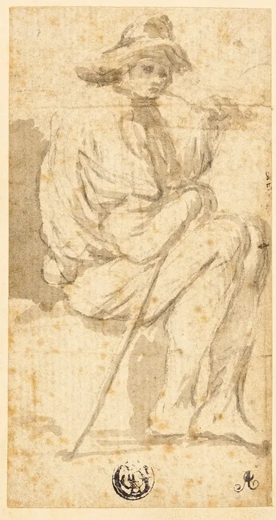 Shepherd by Unknown, 17th century
