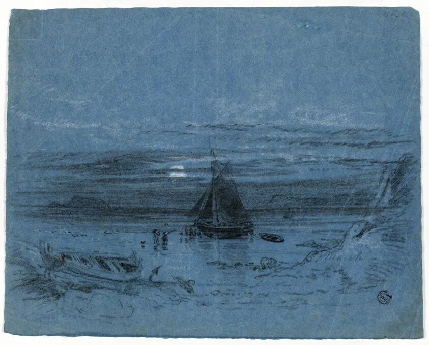 Moonlight on Bay by B. Murch, c. 1800