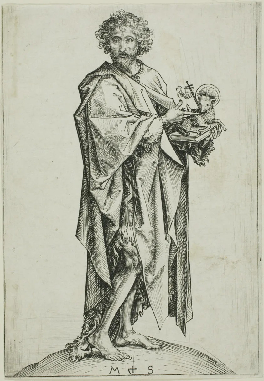 St. John the Baptist by Martin Schongauer, n.d.