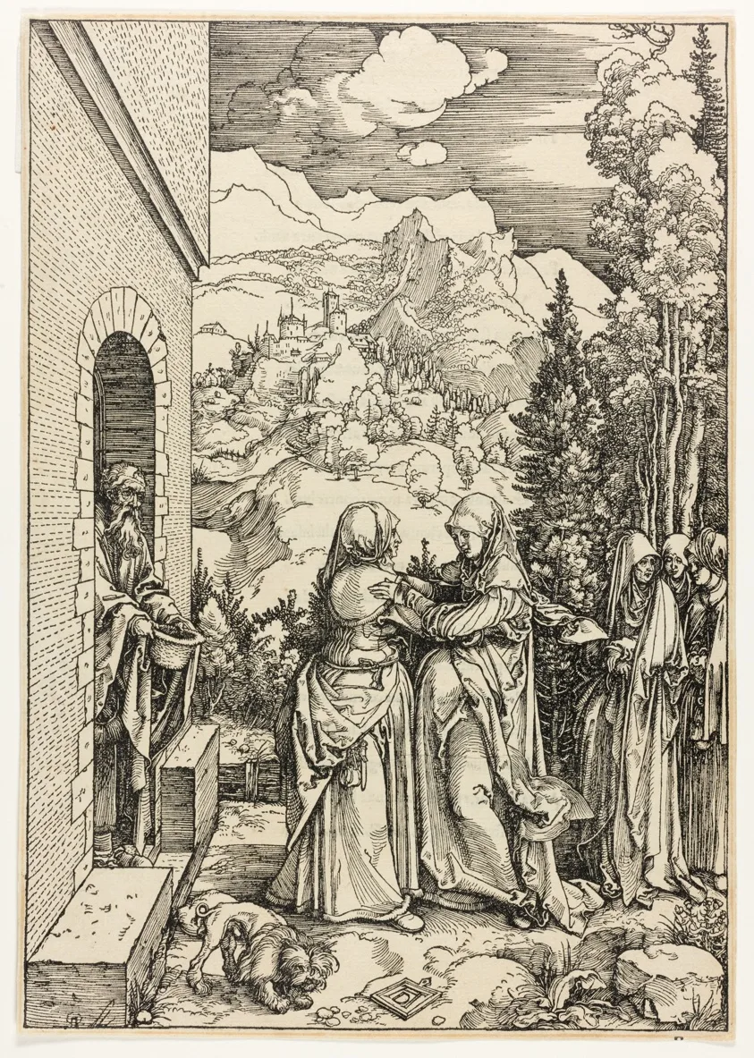 The Visitation, from The Life of the Virgin by Albrecht Dürer, c. 1504, published 1511
