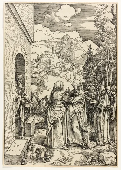 The Visitation, from The Life of the Virgin by Albrecht Dürer, c. 1504, published 1511
