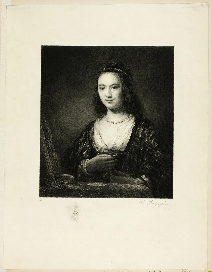 Portrait of a Woman by Karl Koepping, n.d.