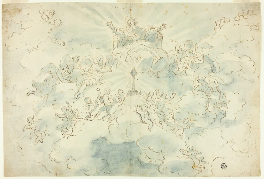 Adoration of the Host by Luigi Garzi, n.d.
