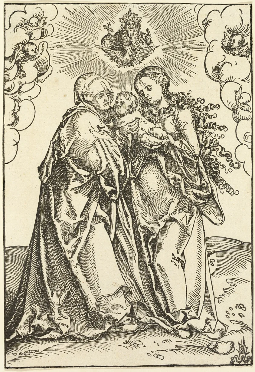 The Virgin and Child with Saint Anne by Lucas Cranach the Elder, 1510/15