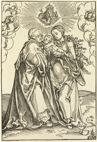 The Virgin and Child with Saint Anne by Lucas Cranach the Elder, 1510/15