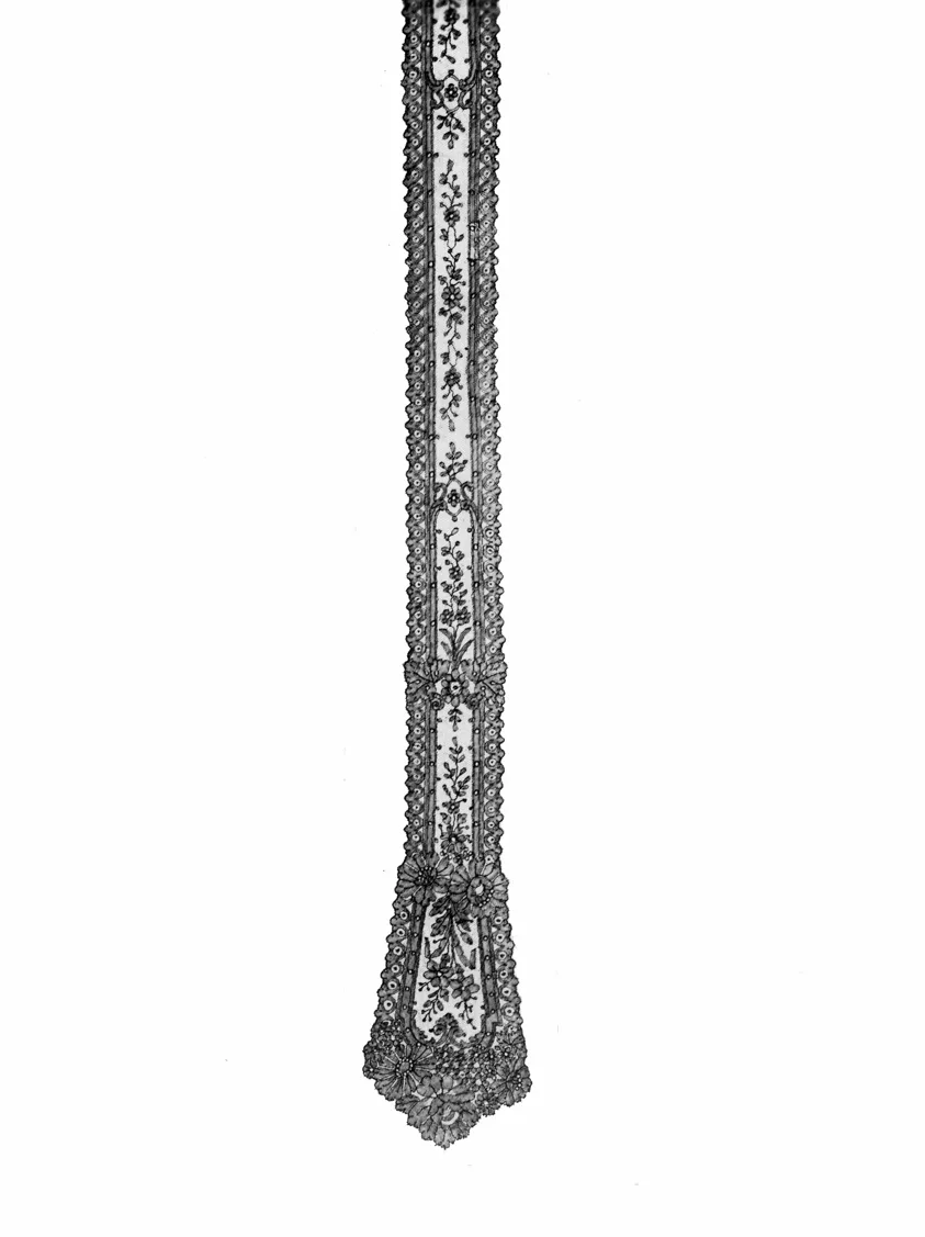 Pair of Lappets (Joined) by France, probably Bayeux, 1860s/70s