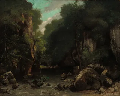 The Valley of Les Puits-Noir by Gustave Courbet, 1868