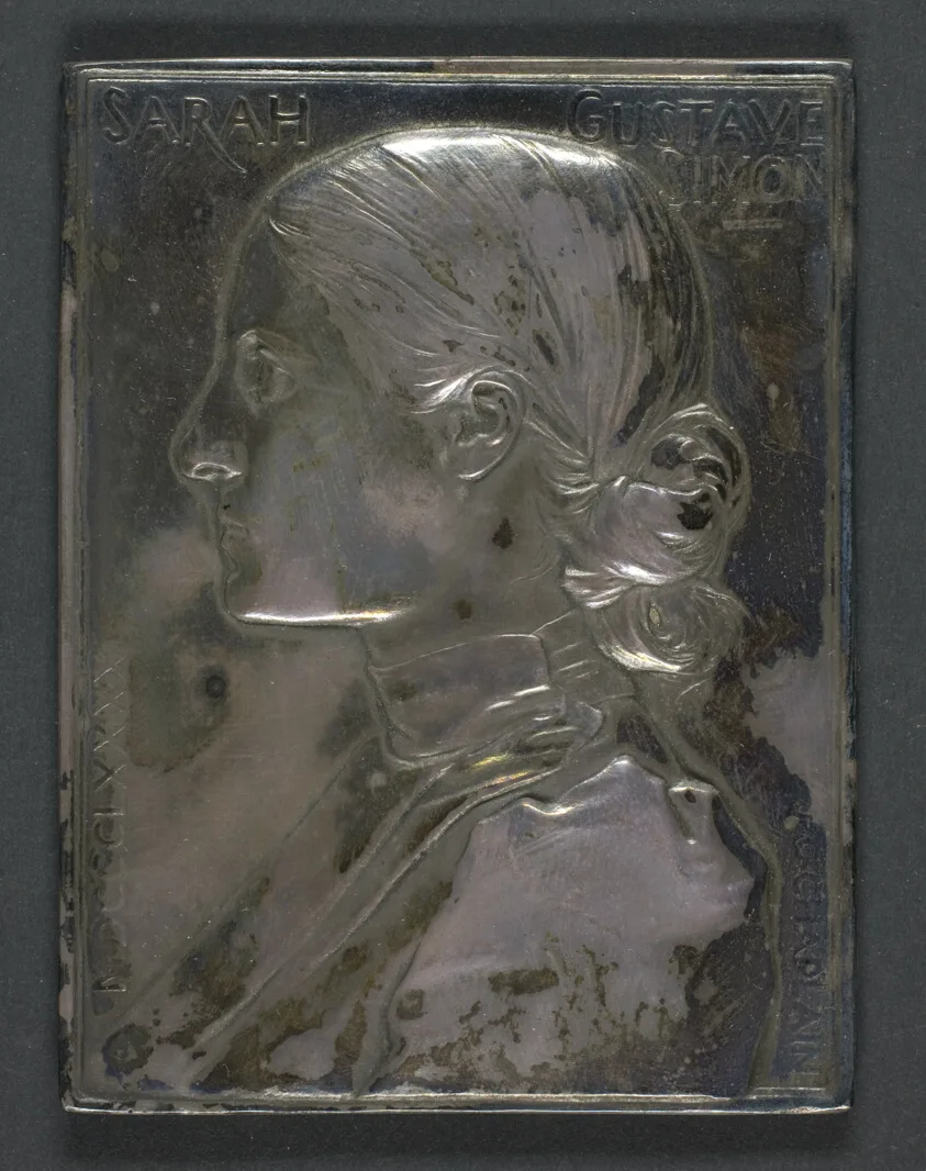 Portrait Bust of Sarah Gustave Simon by Jules Clément Chaplain, 1890 (?)