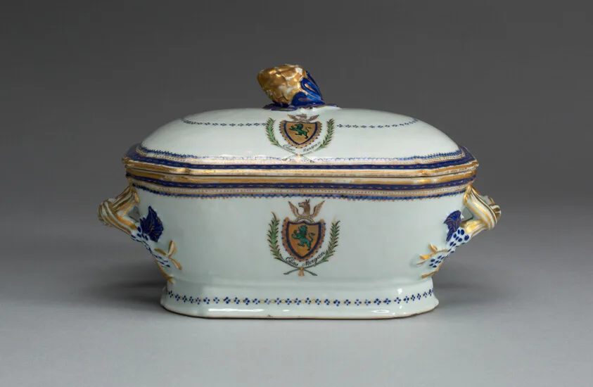 Tureen with Cover by Chinese export porcelain, c. 1787–90