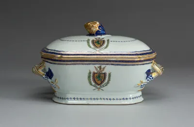 Tureen with Cover by Chinese export porcelain, c. 1787–90