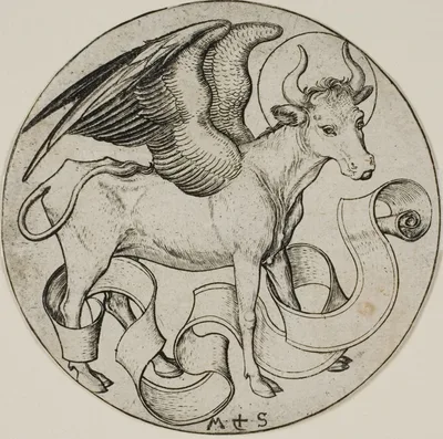 The Ox of St. Luke by Martin Schongauer, n.d.