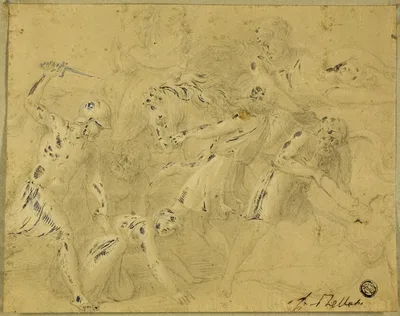 Rape of the Sabines by Unknown artist, 18th century
