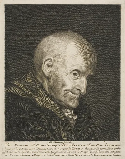 Portrait of Don Emanuel Desvalls by Jacob Matthias Schmutzer, n.d.