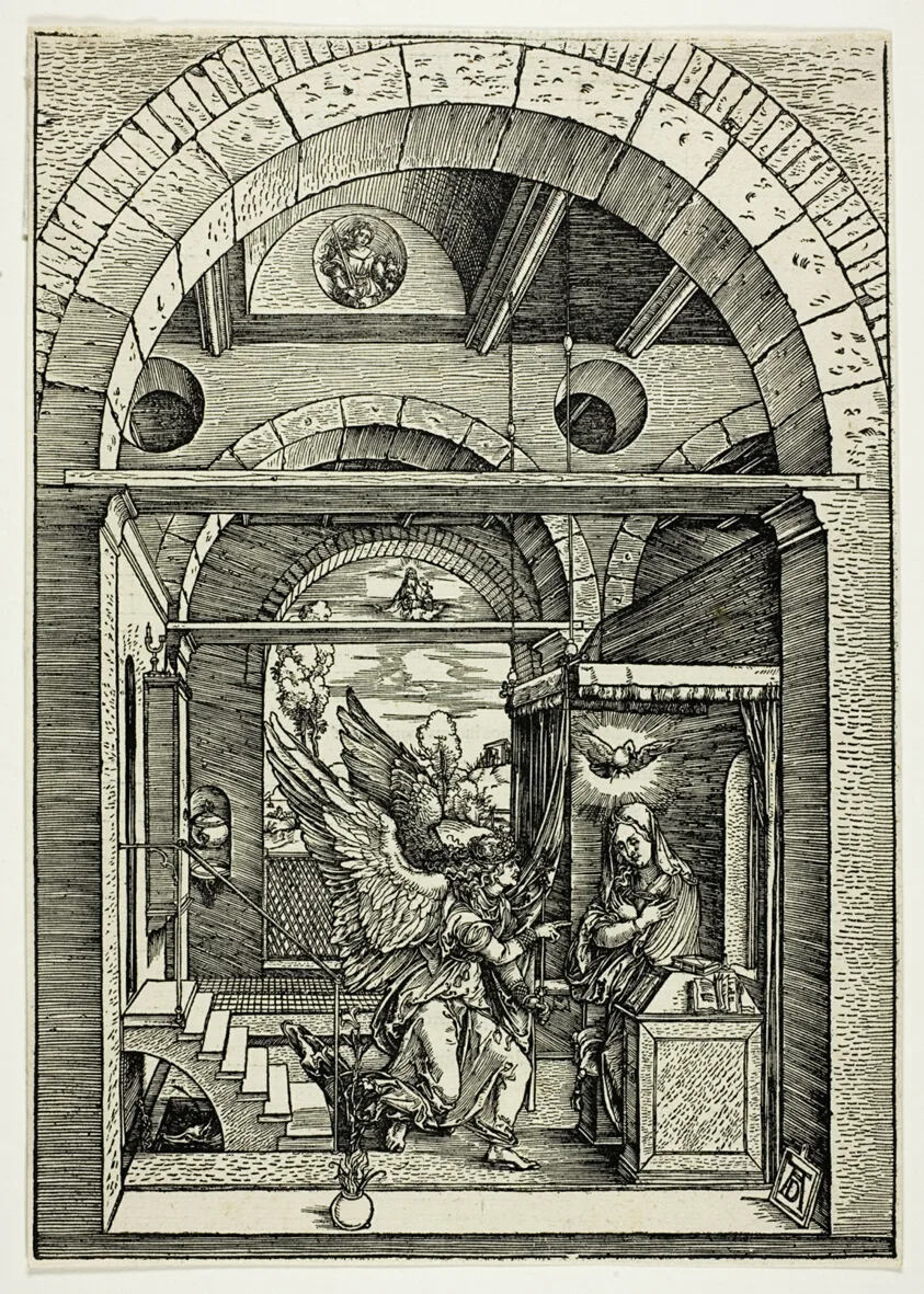 The Annunciation, from The Life of the Virgin by Albrecht Dürer, c. 1503, published 1511