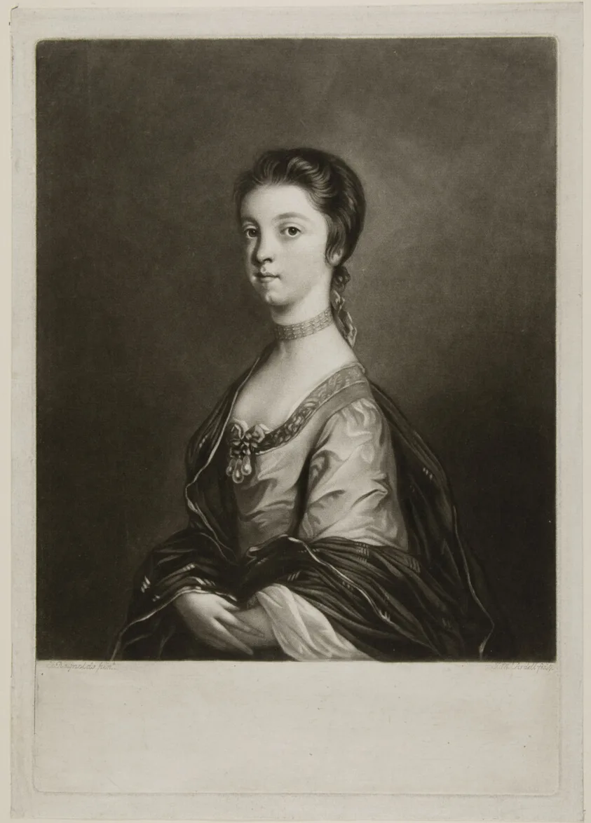 Lady Elizabeth Montagu by James McArdell, 1756