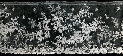 Flounce by Belgium, Brussels, 1860s/90s