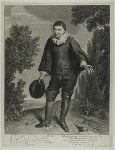 Crispin by Gérard Edelinck, 1682