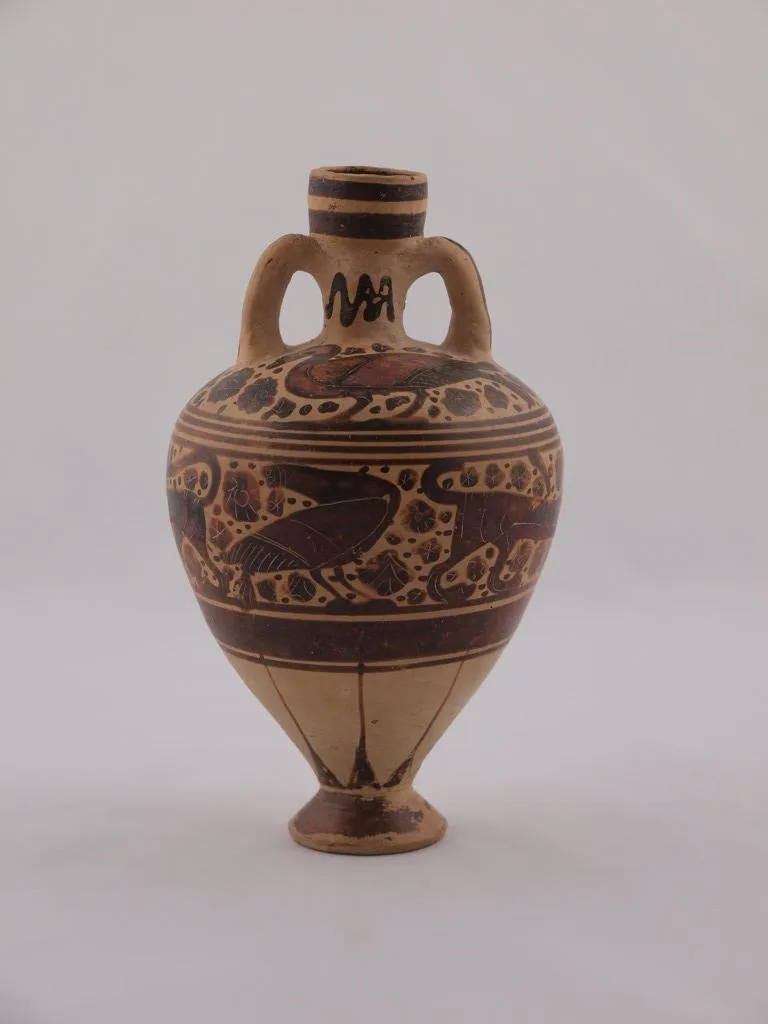 Amphoriskos (Container for Oil) by Ancient Greek, 600-575 BCE