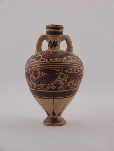 Amphoriskos (Container for Oil) by Ancient Greek, 600-575 BCE